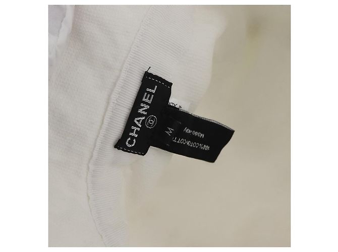 CHANEL COCO Cappello Mark Pile Bianco CC Auth YKZ968A - view 13