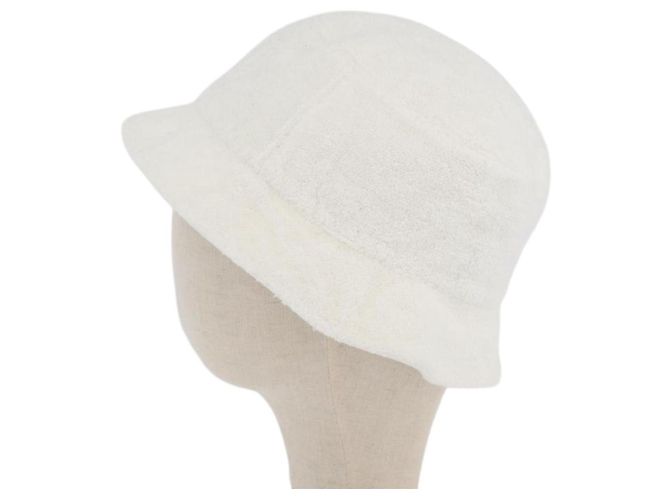 CHANEL COCO Cappello Mark Pile Bianco CC Auth YKZ968A - view 4