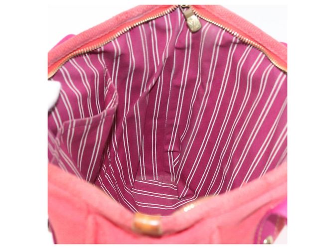 LOUIS VUITTON Antigua Cabas MM Borsa Tote Rossa M40034 LV Auth BA12006 Rosso - vista 19