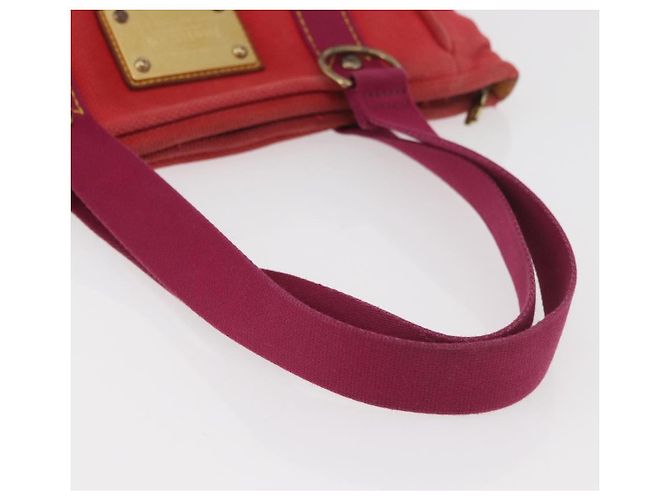 LOUIS VUITTON Antigua Cabas MM Borsa Tote Rossa M40034 LV Auth BA12006 Rosso - vista 7