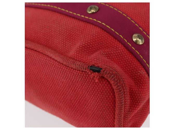 LOUIS VUITTON Antigua Cabas MM Borsa Tote Rossa M40034 LV Auth BA12006 Rosso - vista 9
