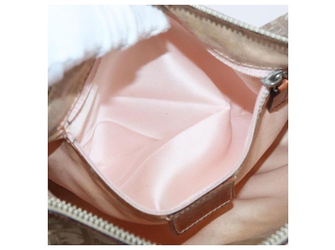 Borsa a spalla Christian Dior Trotter Romantic in PVC beige argento Auth BAZ781 - vista 21