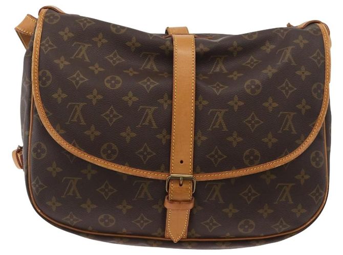 LOUIS VUITTON Sac à épaule Monogram Saumur 35 M42254 LV Auth ka3718 Monogramme - vue 2