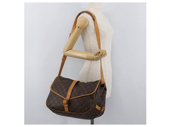 LOUIS VUITTON Sac à épaule Monogram Saumur 35 M42254 LV Auth ka3718 Monogramme - vue 29