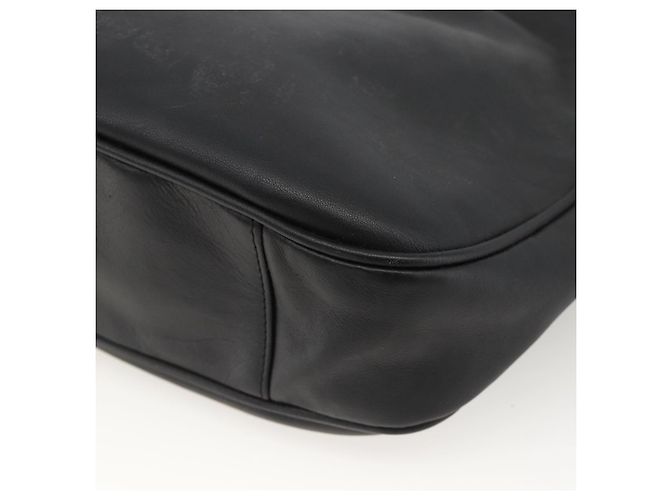 Borsa a Spalla in Pelle Gucci Bamboo 2way Nera Oro 001 1781 1638 Auth BAZ883 Nero D'oro - vista 14