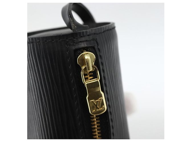 Pochette Soufflot Epi Nera LOUIS VUITTON Auth AMZ126 Nero - vista 10