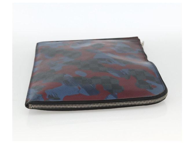 LOUIS VUITTON Pochette Jour GM Camouflage Damier Cobalt Borsa N63292 Auth YKZ1164 - vista 4