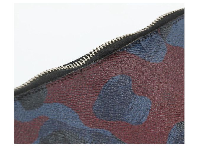 LOUIS VUITTON Pochette Jour GM Camouflage Damier Cobalt Borsa N63292 Auth YKZ1164 - vista 9