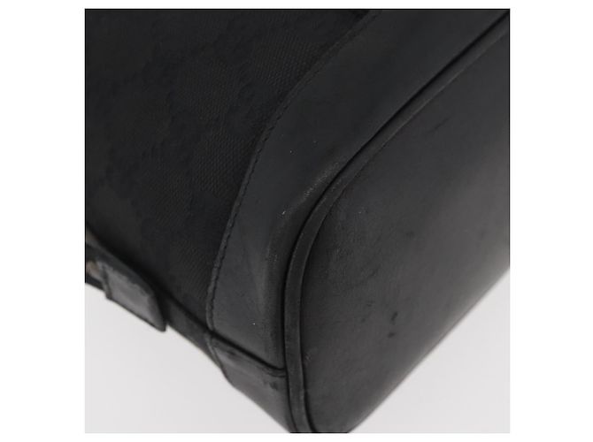 Borsa a mano in tela GG Gucci Nera Oro 92734 Auth bs34247 Nero D'oro - vista 10