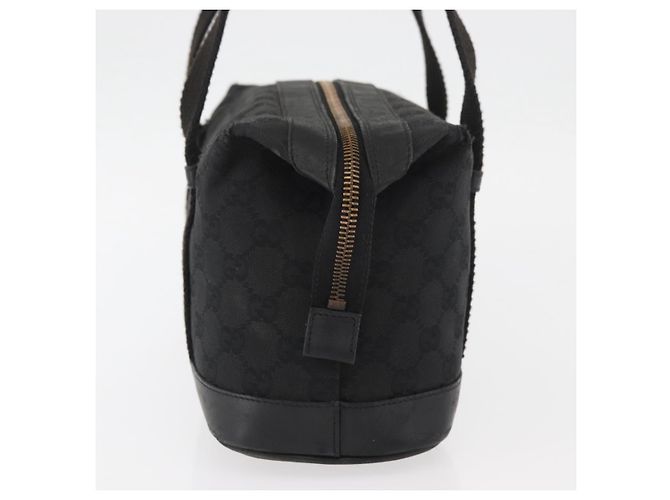 Borsa a mano in tela GG Gucci Nera Oro 92734 Auth bs34247 Nero D'oro - vista 4