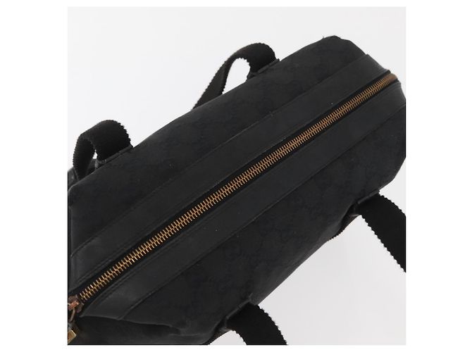 Borsa a mano in tela GG Gucci Nera Oro 92734 Auth bs34247 Nero D'oro - vista 6