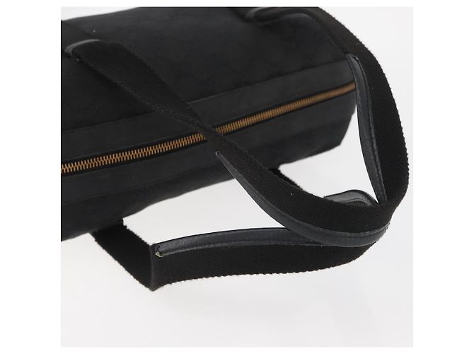 Borsa a mano in tela GG Gucci Nera Oro 92734 Auth bs34247 Nero D'oro - vista 7