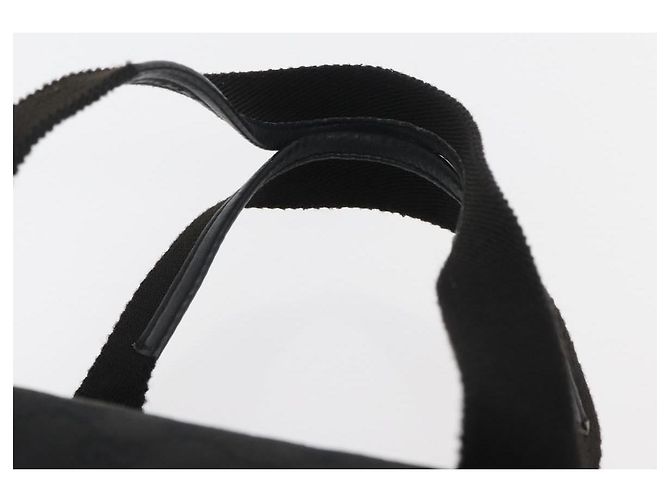 Borsa a mano in tela GG Gucci Nera Oro 92734 Auth bs34247 Nero D'oro - vista 8