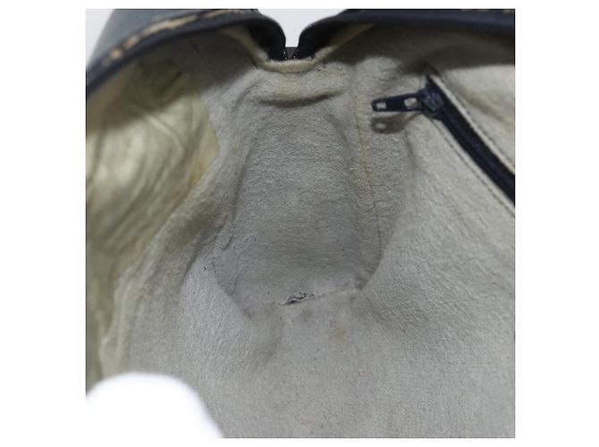 Borsa a Spalla Gucci GG Supreme Sherry Line PVC Blu Navy Oro 24 02 005 Auth AMZ375 D'oro - vista 18