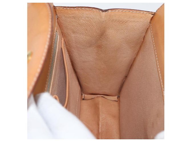 Céline Borsa a mano in tela Macadam Medallion CELINE in pelle PVC marrone oro Auth INZ093A D'oro - vista 18