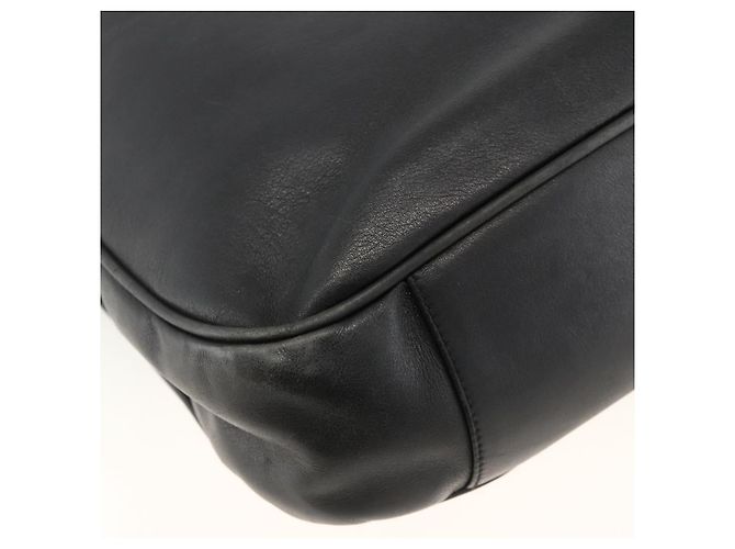 Borsa a Spalla in Pelle Gucci Bamboo 2way Nera Oro 001 1577 Auth YKZ474 Nero D'oro - vista 15