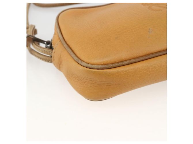 Borsa a Spalla LOEWE in Pelle Beige Oro Auth YKZ909 D'oro - vista 14