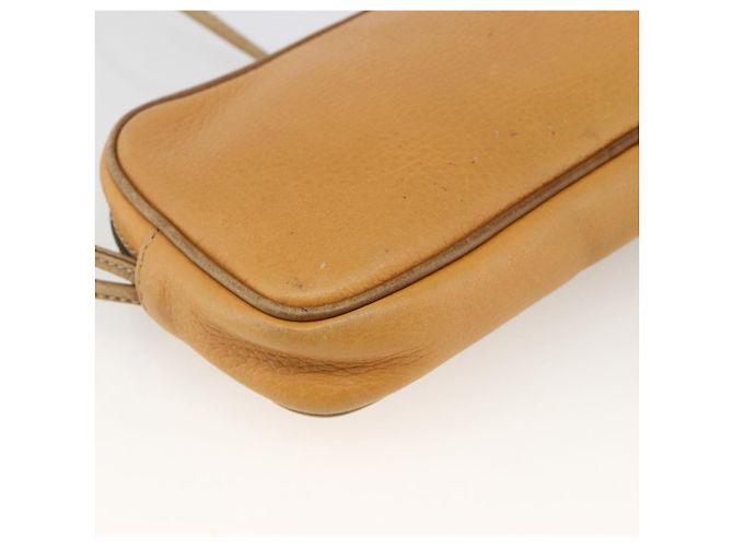 Borsa a Spalla LOEWE in Pelle Beige Oro Auth YKZ909 D'oro - vista 16