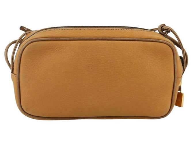 Borsa a Spalla LOEWE in Pelle Beige Oro Auth YKZ909 D'oro - vista 2