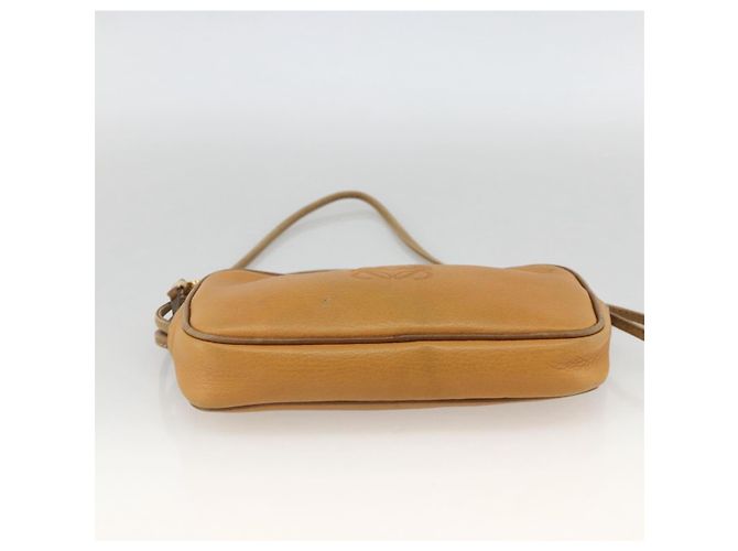 Borsa a Spalla LOEWE in Pelle Beige Oro Auth YKZ909 D'oro - vista 5