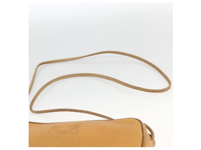 Borsa a Spalla LOEWE in Pelle Beige Oro Auth YKZ909 D'oro - vista 8