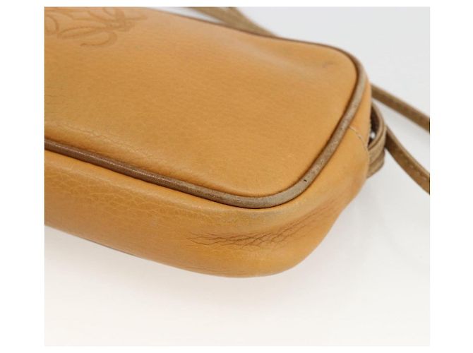 Borsa a Spalla LOEWE in Pelle Beige Oro Auth YKZ909 D'oro - vista 9