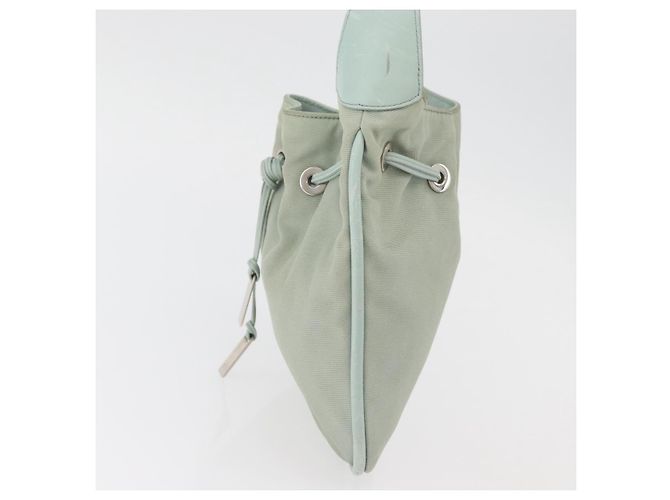 Borsa a Spalla GUCCI in Tela Verde Argento 001 4034 2123 Auth BAZ505 - vista 4