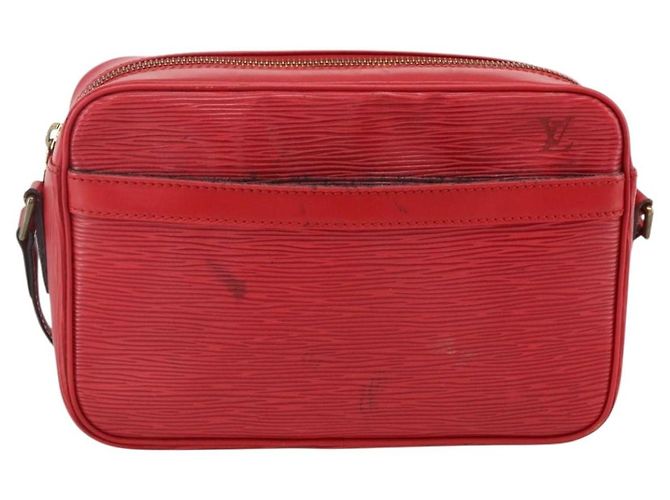 LOUIS VUITTON Borsa a Spalla Epi Trocadero 23 Rossa M52307 LV Auth 167013 Rosso - vista 13