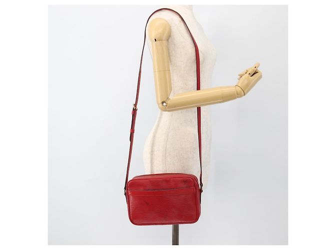 LOUIS VUITTON Borsa a Spalla Epi Trocadero 23 Rossa M52307 LV Auth 167013 Rosso - vista 23