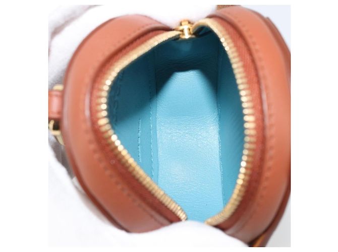 LOEWE - Borsa Hin in pelle marrone del Castello Errante di Howl di Studio Ghibli Auth 158609SM D'oro - vista 10