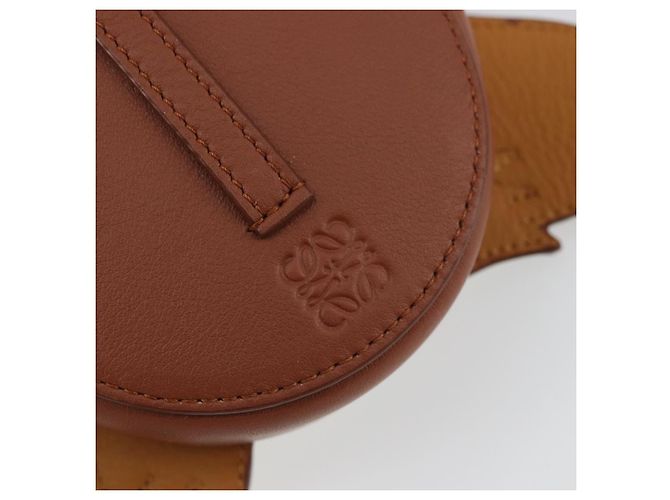LOEWE - Borsa Hin in pelle marrone del Castello Errante di Howl di Studio Ghibli Auth 158609SM D'oro - vista 18