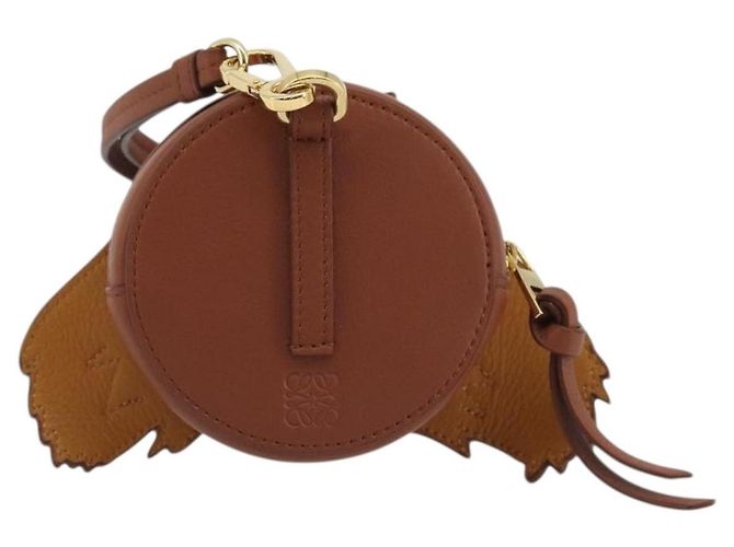 LOEWE - Borsa Hin in pelle marrone del Castello Errante di Howl di Studio Ghibli Auth 158609SM D'oro - vista 2