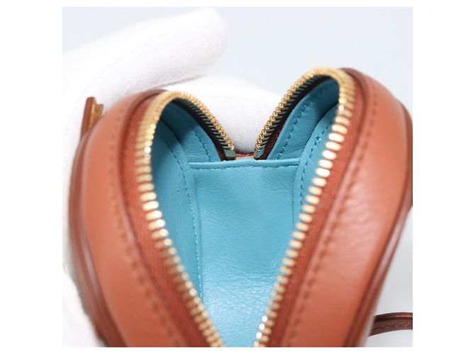 LOEWE - Borsa Hin in pelle marrone del Castello Errante di Howl di Studio Ghibli Auth 158609SM D'oro - vista 22