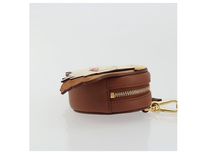 LOEWE - Borsa Hin in pelle marrone del Castello Errante di Howl di Studio Ghibli Auth 158609SM D'oro - vista 3