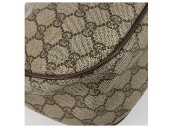 Borsa Sherry Line GG Supreme Web di GUCCI in PVC beige e oro 89 02 077 Auth 174712 D'oro - vista 13