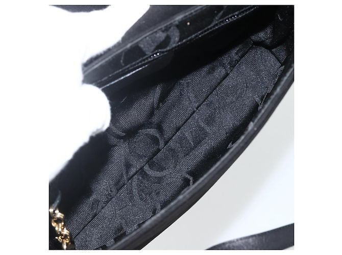 Borsa a Spalla Salvatore Ferragamo in Pelle Scamosciata Nera e Oro Auth bs34238 Nero D'oro - vista 16