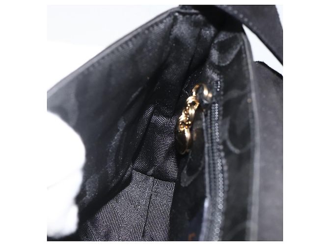 Borsa a Spalla Salvatore Ferragamo in Pelle Scamosciata Nera e Oro Auth bs34238 Nero D'oro - vista 18