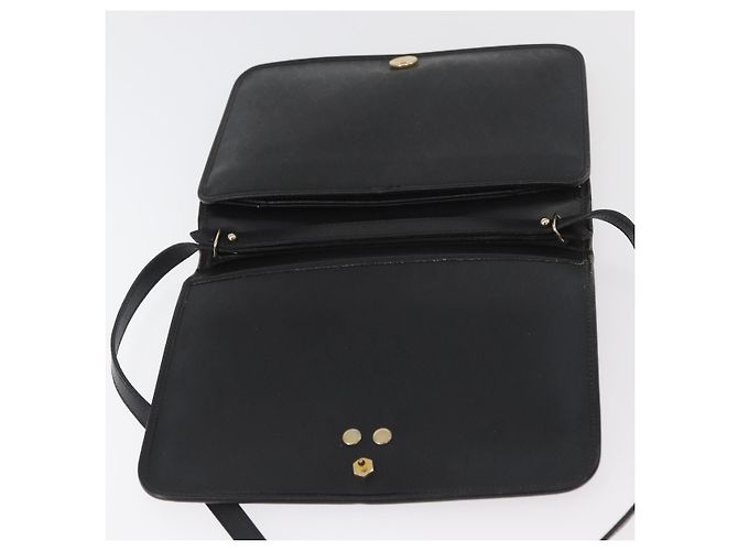 Christian Dior Schultertasche aus Leder Schwarz Gold Auth ka3727 Golden - Ansicht 15