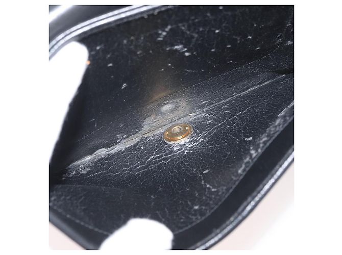Christian Dior Schultertasche aus Leder Schwarz Gold Auth ka3727 Golden - Ansicht 16