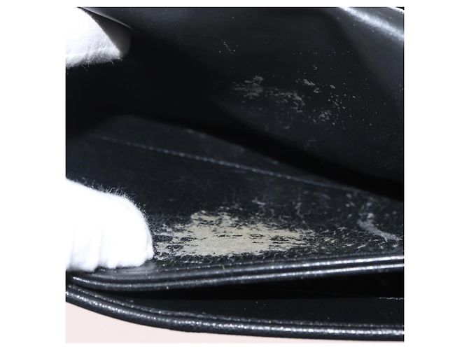 Christian Dior Schultertasche aus Leder Schwarz Gold Auth ka3727 Golden - Ansicht 19