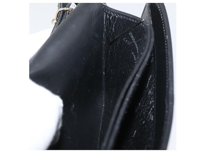 Christian Dior Schultertasche aus Leder Schwarz Gold Auth ka3727 Golden - Ansicht 20
