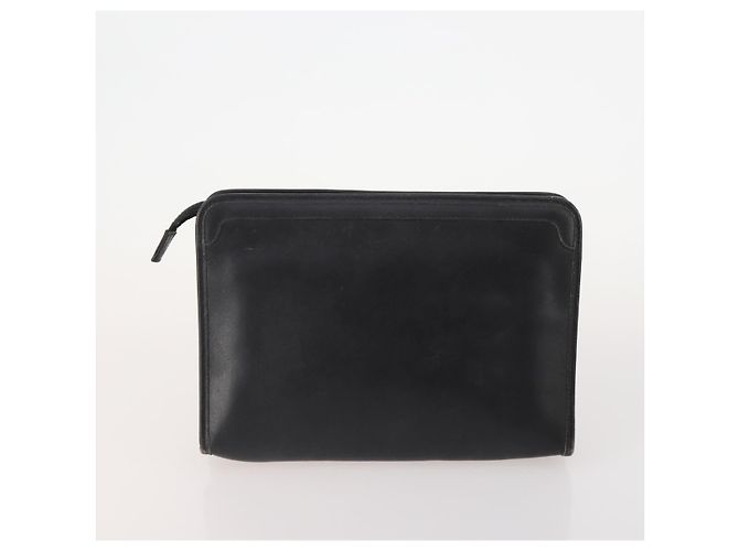 Borsa C Sulky in tela Macadam CÉLINE in pelle PVC 4 pezzi marrone beige navy Auth 166797 Blu navy - vista 3