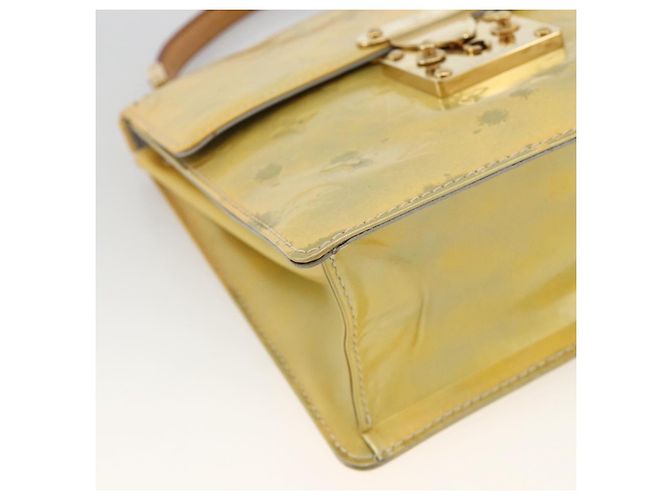 LOUIS VUITTON Borsa a mano Spring Street Monogram Vernis Grigio M91029 LV Auth BAZ638 - vista 15