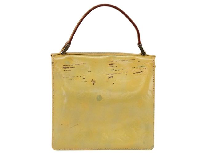 LOUIS VUITTON Borsa a mano Spring Street Monogram Vernis Grigio M91029 LV Auth BAZ638 - vista 2