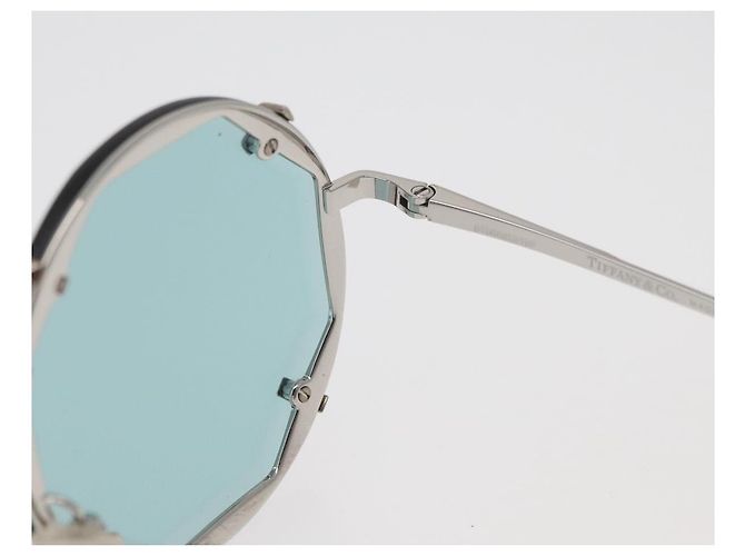 Autre Marque Occhiali da sole TIFFANY&Co. metallo Blu Auth 167005SM - vista 10