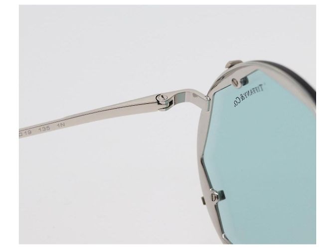 Autre Marque Occhiali da sole TIFFANY&Co. metallo Blu Auth 167005SM - vista 11