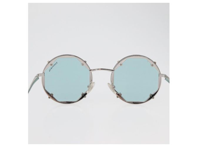 Autre Marque Occhiali da sole TIFFANY&Co. metallo Blu Auth 167005SM - vista 3