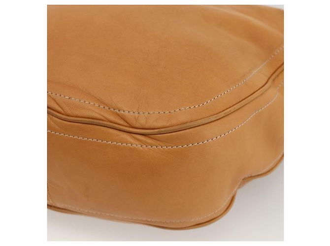 LOEWE Borsa a Spalla Anagram Pelle Beige Oro Auth ka3682 D'oro - vista 15