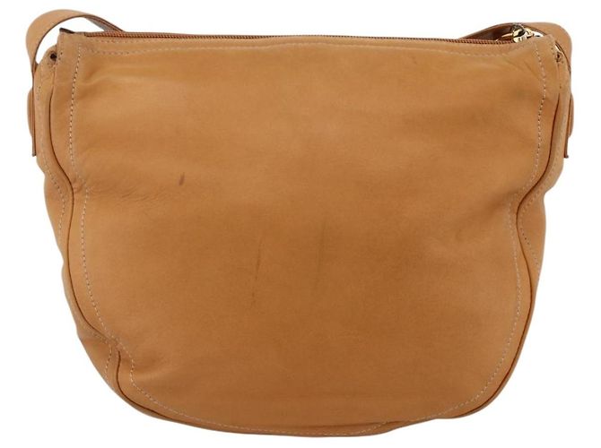 LOEWE Borsa a Spalla Anagram Pelle Beige Oro Auth ka3682 D'oro - vista 2