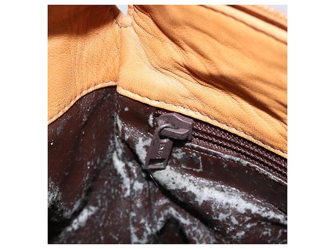 LOEWE Borsa a Spalla Anagram Pelle Beige Oro Auth ka3682 D'oro - vista 20